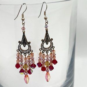 Chandelier Earrings - Pinks